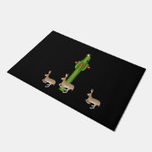 Kerstcactus Doormat Deurmat (Schuin)