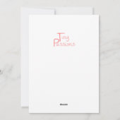 Kerstcactus Feestdagenkaart (Achterkant)