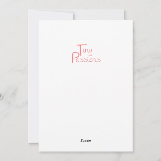 Kerstcactus Feestdagenkaart (Achterkant)