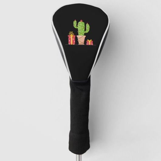 Kerstcactus Golfheadcover (Voorkant)