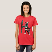 Kerstcactus Hugs Cute Kitty Cat Lover T-shirt (Voorkant volledig)