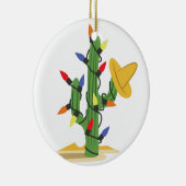 Kerstcactus Keramisch Ornament (Rechts)