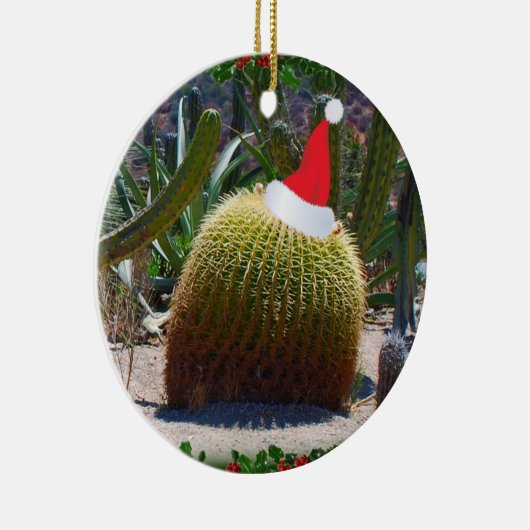 Kerstcactus Keramisch Ornament (Rechts)