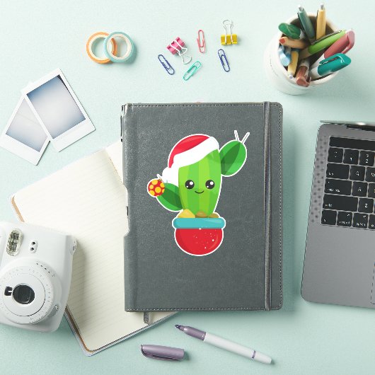 Kerstcactus, kerstkerstkerstkerstboomschildering sticker (iPad Cover)