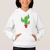 Kerstcactus, kerstlampjes, cute cactus (Voorkant)