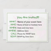 Kerstcactus Kruitfotografie Kaart (Achterkant)