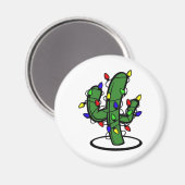 Kerstcactus Magneet (Voorkant / Achterkant)