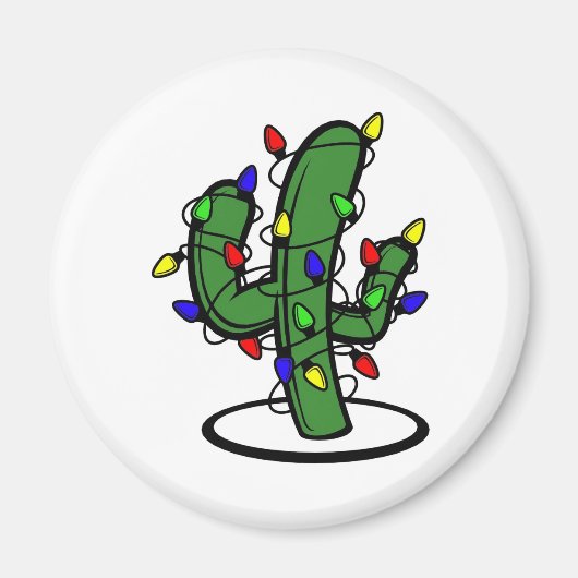 Kerstcactus Magneet (Voorkant)