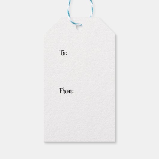 Kerstcactus met gloeilampen cadeaulabel (Achterkant)