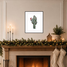 Kerstcactus met Lichtjes