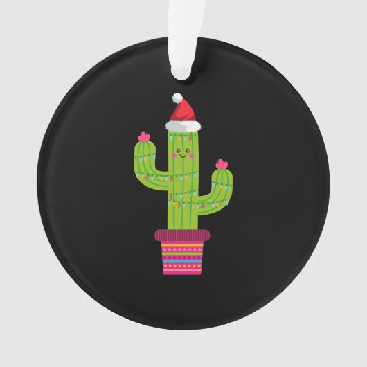 Kerstcactus Ornament (voorkant)