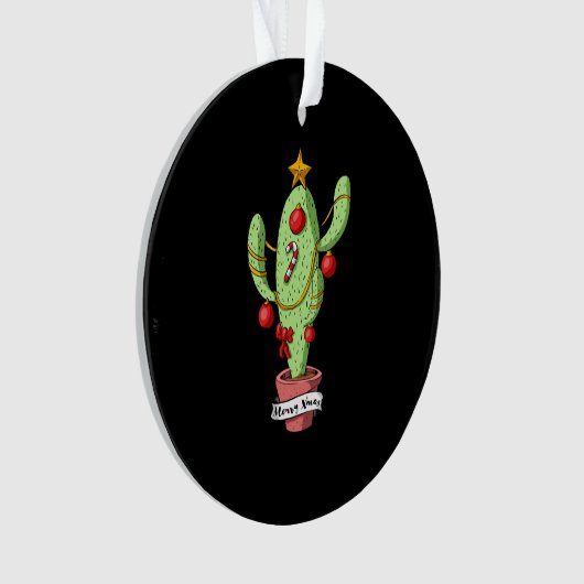 kerstcactus ornament (voorkant)