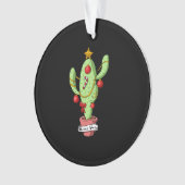kerstcactus ornament (voorkant)