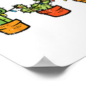 Kerstcactus, Plant met succes Mannen Wom Poster (Hoek)