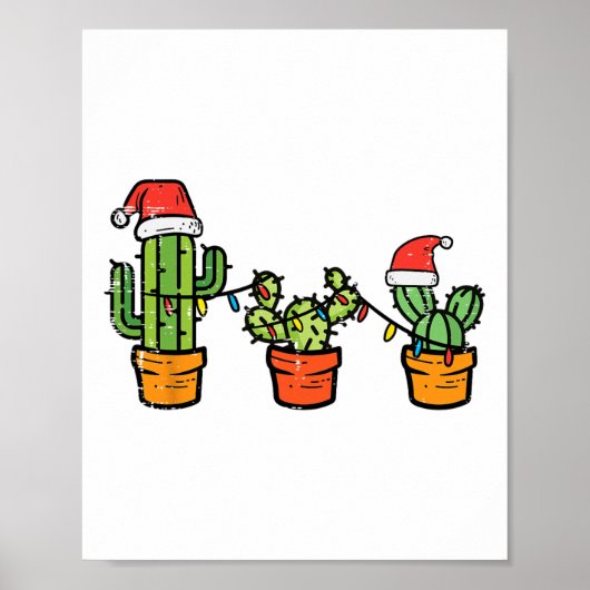 Kerstcactus, Plant met succes Mannen Wom Poster (Voorkant)