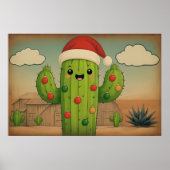 Kerstcactus Poster (Voorkant)