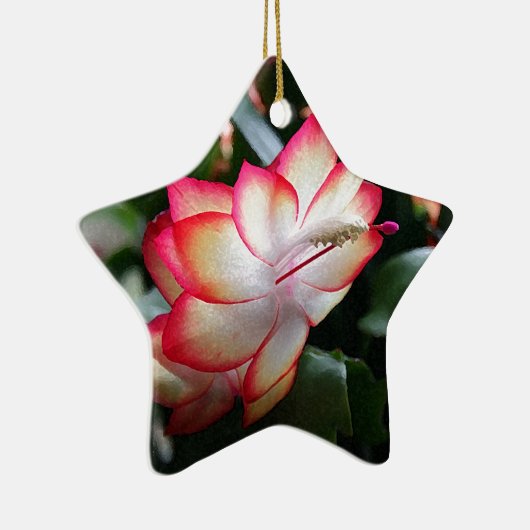 Kerstcactus "Samba Brazil" Keramisch Ornament (Rechts)