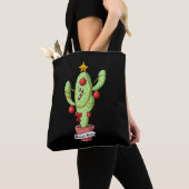 kerstcactus tote bag (Dichtbij)