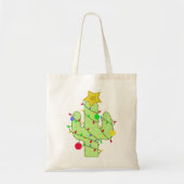 Kerstcactus Tote Bag (Voorkant)