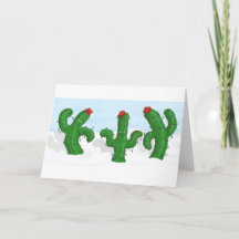 Kerstcactus vakantie Groet Kaart