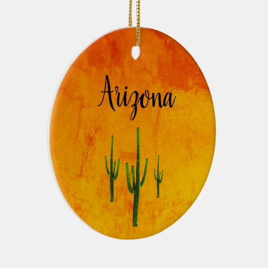 Kerstcactus - zuidwestelijke woestijn keramisch ornament (Rechts)