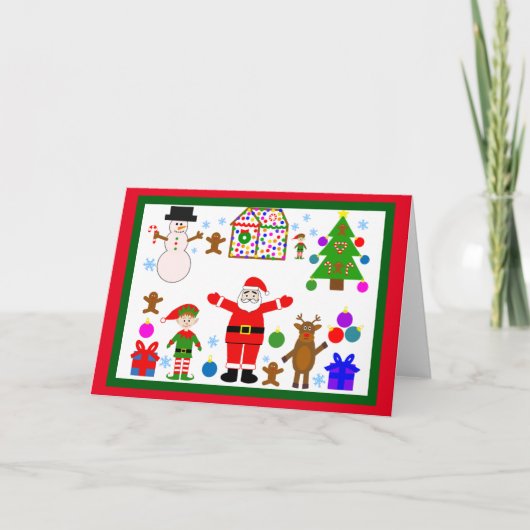 kerstcadeau #1 bedankkaart (Voorkant)