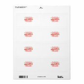 Kerstcadeau 2022 voor Kerstmis Etiket (Full Sheet)