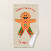 kerstcadeau, aangepast handdoekje bad handdoek (Handdoek)
