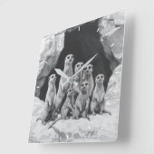 Kerstcadeau Aangepaste wandklok Voeg uw eigen toe (Hoek)