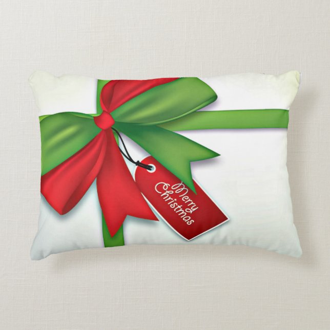 kerstcadeau accent kussen (Voorkant)