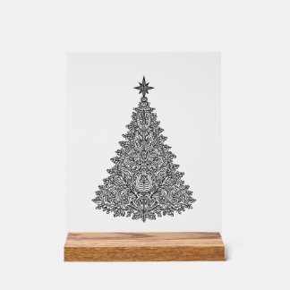 Kerstcadeau Acryl Teken Bord