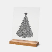 Kerstcadeau Acryl Teken Bord (Hoek)