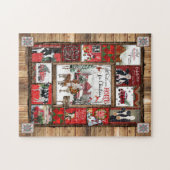 kerstcadeau | Alle hart komt voor kerstmis naar hu Legpuzzel (Horizontaal)