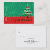 kerstcadeau | Alleen voor uw vakantie Kortingskaartje (Voorkant / Achterkant)