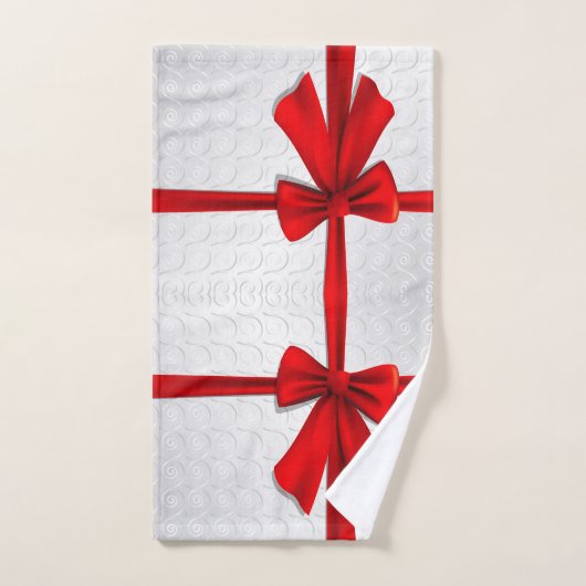 kerstcadeau bad handdoek (Handdoek)