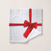 kerstcadeau bad handdoek (Wasdoekje)