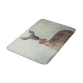 kerstcadeau badmat (Gekanteld)