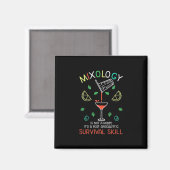 Kerstcadeau | Bartender Mixologist Magneet (Voorkant / Achterkant)