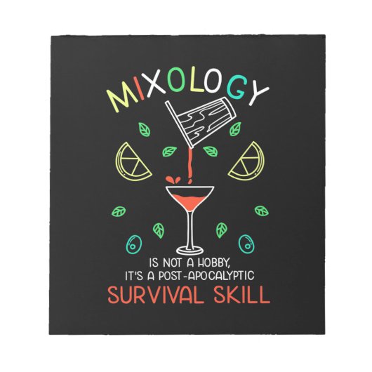 Kerstcadeau | Bartender Mixologist Notitieblok (Voorkant)