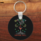 Kerstcadeau | Bartender Mixologist Sleutelhanger (Voorkant)