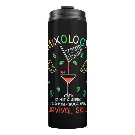 Kerstcadeau | Bartender Mixologist Thermosbeker (Voorkant)