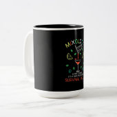 Kerstcadeau | Bartender Mixologist Tweekleurige Koffiemok (Voorkant links)