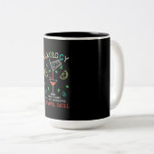 Kerstcadeau | Bartender Mixologist Tweekleurige Koffiemok (Voorkant rechts)
