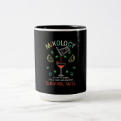 Kerstcadeau | Bartender Mixologist Tweekleurige Koffiemok (Center)