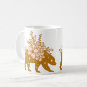 kerstcadeau beer tweetone koffie mok (Voorkant links)