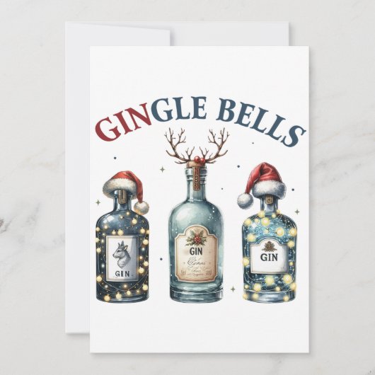 Kerstcadeau Bellen Kaart (Voorkant)