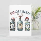 Kerstcadeau Bellen Kaart (Staand voorkant)