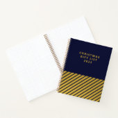 kerstcadeau bij de marine Gold Foil Stripes Gift L Notitieboek (Binnen)
