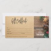 kerstcadeau Boerderij voor draagpapier, Vintage (Voorkant)