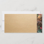 kerstcadeau Boerderij voor draagpapier, Vintage (Achterkant)